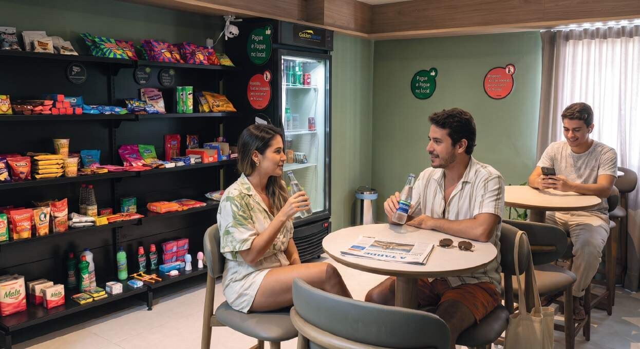 Espaço de conveniência do Saint Bartz